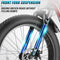 VIVI F26F Long Range Fat Tire Electric Bike