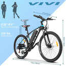 VIVI H7 High-Step Commuter Electric Mountain Bike